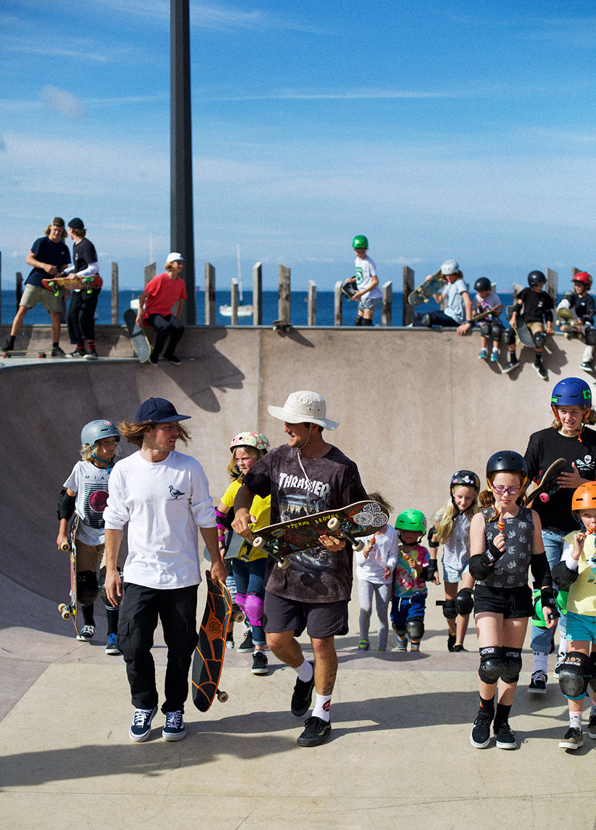 WATCH: Tailtap Skate Clinics Take Over The Esperance Skatepark