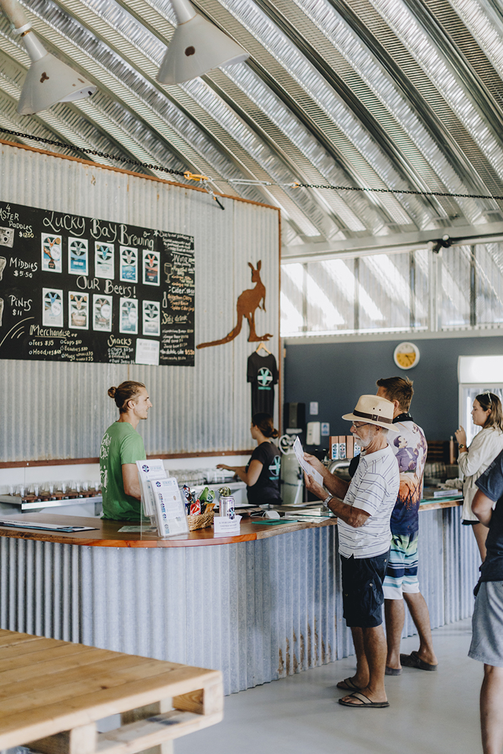 Lucky Bay Brewing Counter