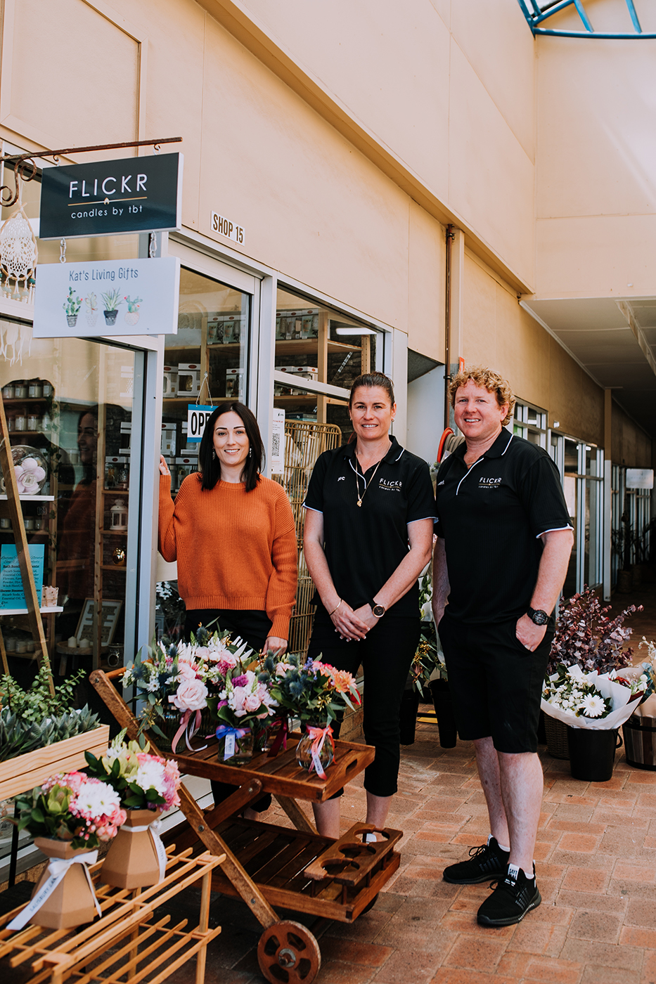 Kat Wilson, Bec Clinch and Trent Moon Kat Wilson, Bec Clinch and Trent Moon