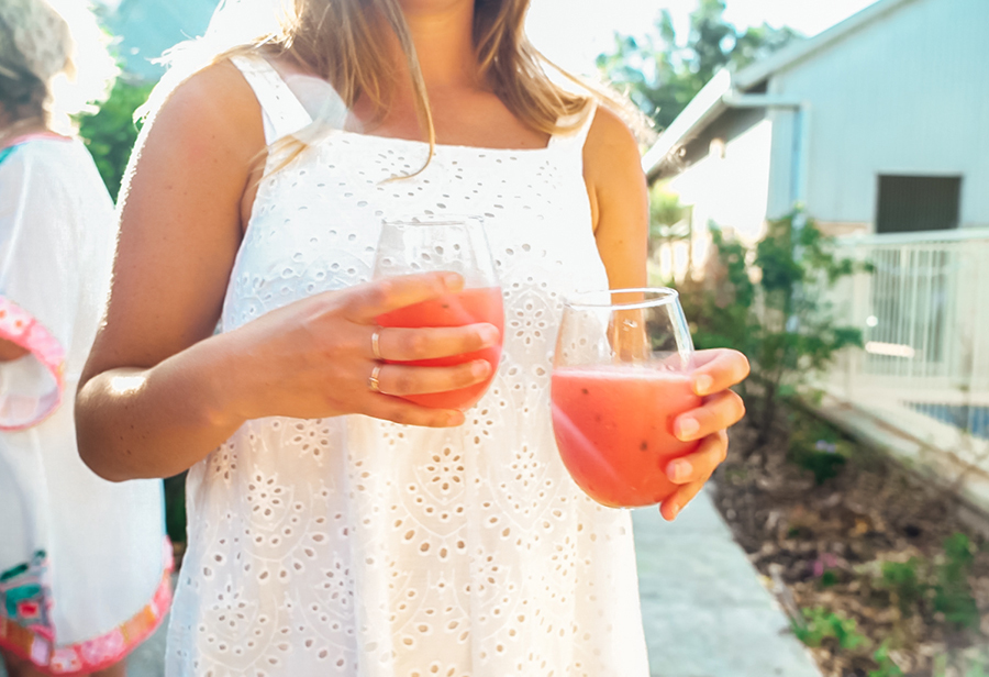 Watermelon Sangria Cocktail