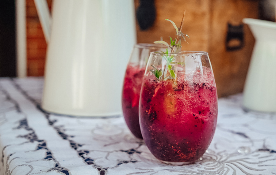 Blueberry Bramble Cocktail